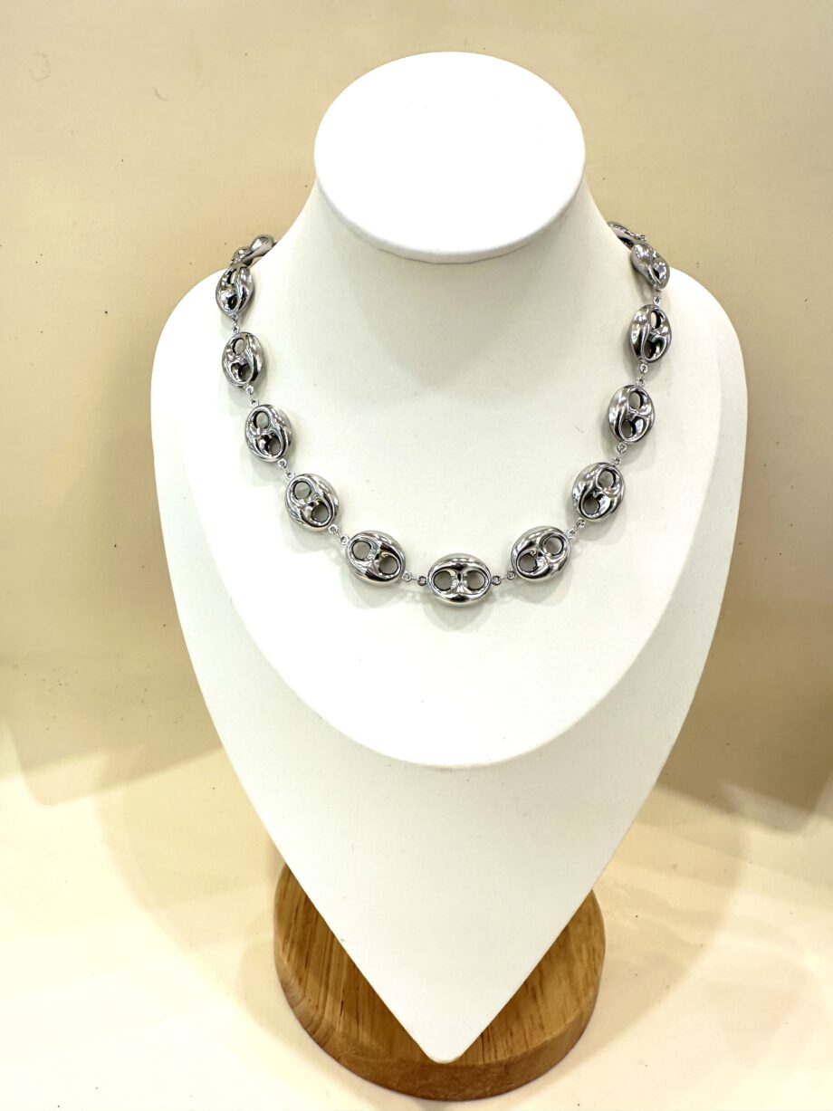 Collana acciaio inox maglia marinara